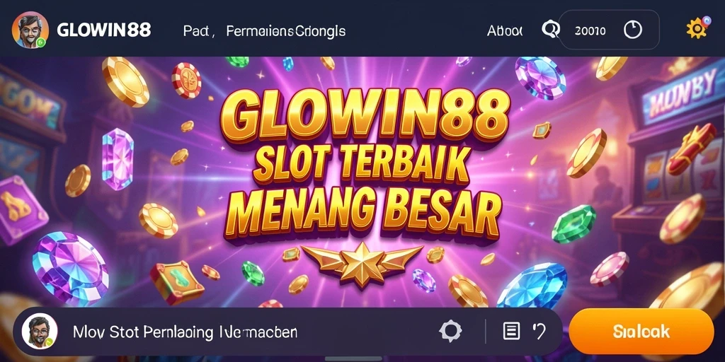 Screenshot gameplay GLOWIN88 yang menampilkan putaran slot yang mendebarkan.