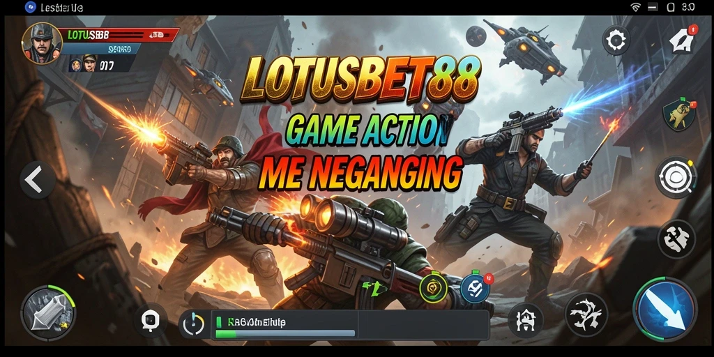 Tampilan mendebarkan dari gameplay LOTUSBET88 yang penuh aksi.