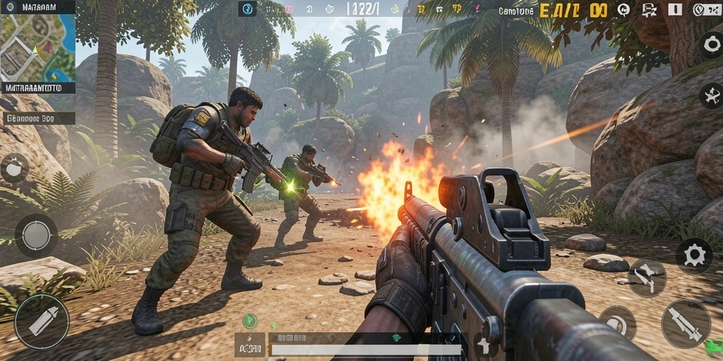 Screenshot utama MATARAMTOTO menampilkan aksi tempur yang mendebarkan di lapangan.