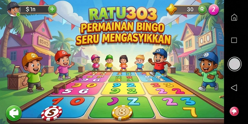 Tampilan gameplay menarik dari RATU303 yang penuh dengan warna.