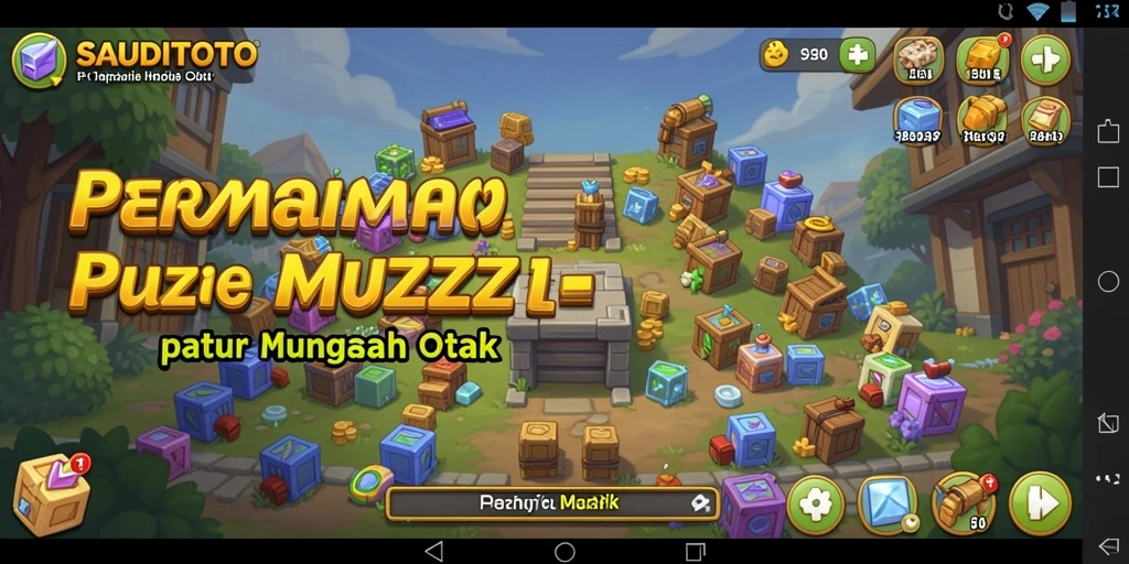 Tampilan gameplay menarik dari SAUDITOTO dengan berbagai teka-teki.